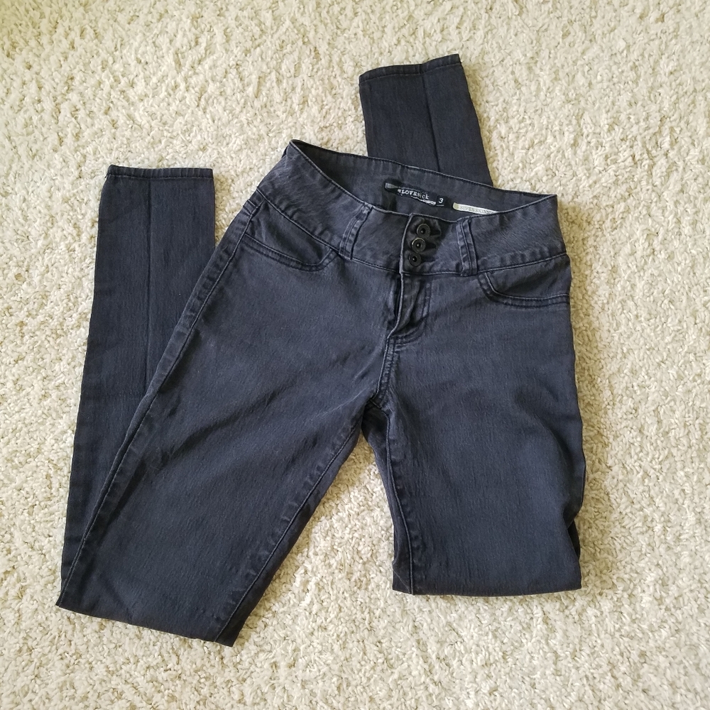 Lovesick Black Super Skinny Jeans Size 3